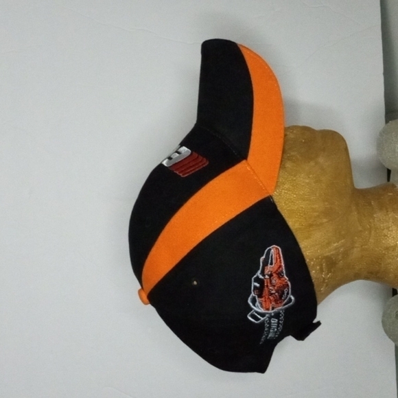 Echo Cap, adjustable back tab, Black Orange, 100% cotton, pre-owned - Picture 4 of 6